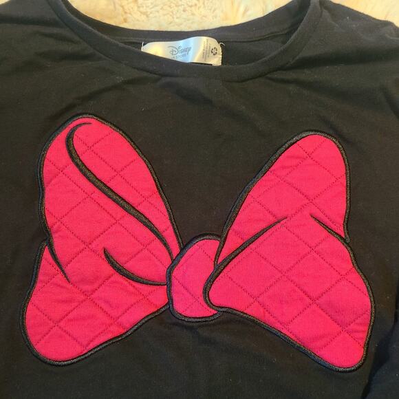 Disney Store crewneck Minnie Mouse bow long sleeve size XL - Picture 2 of 4